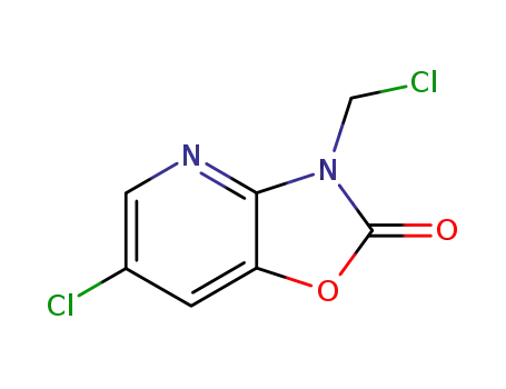 6-chloro-3-chloromethyl-3<i>H</i>-oxazolo[4,5-<i>b</i>]pyridin-2-one