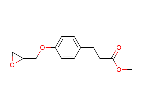 methyl 3-<4-(2,3-epoxypropoxy)phenyl>propionate