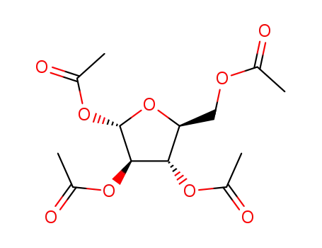 1,2,3,6-tetra-O-acetyl-5-deoxy-α-L-arabino-hexofuranose